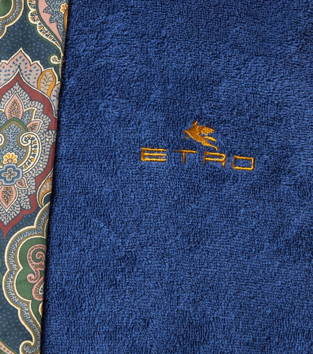 Etro - Paisley cotton terry bathrobe