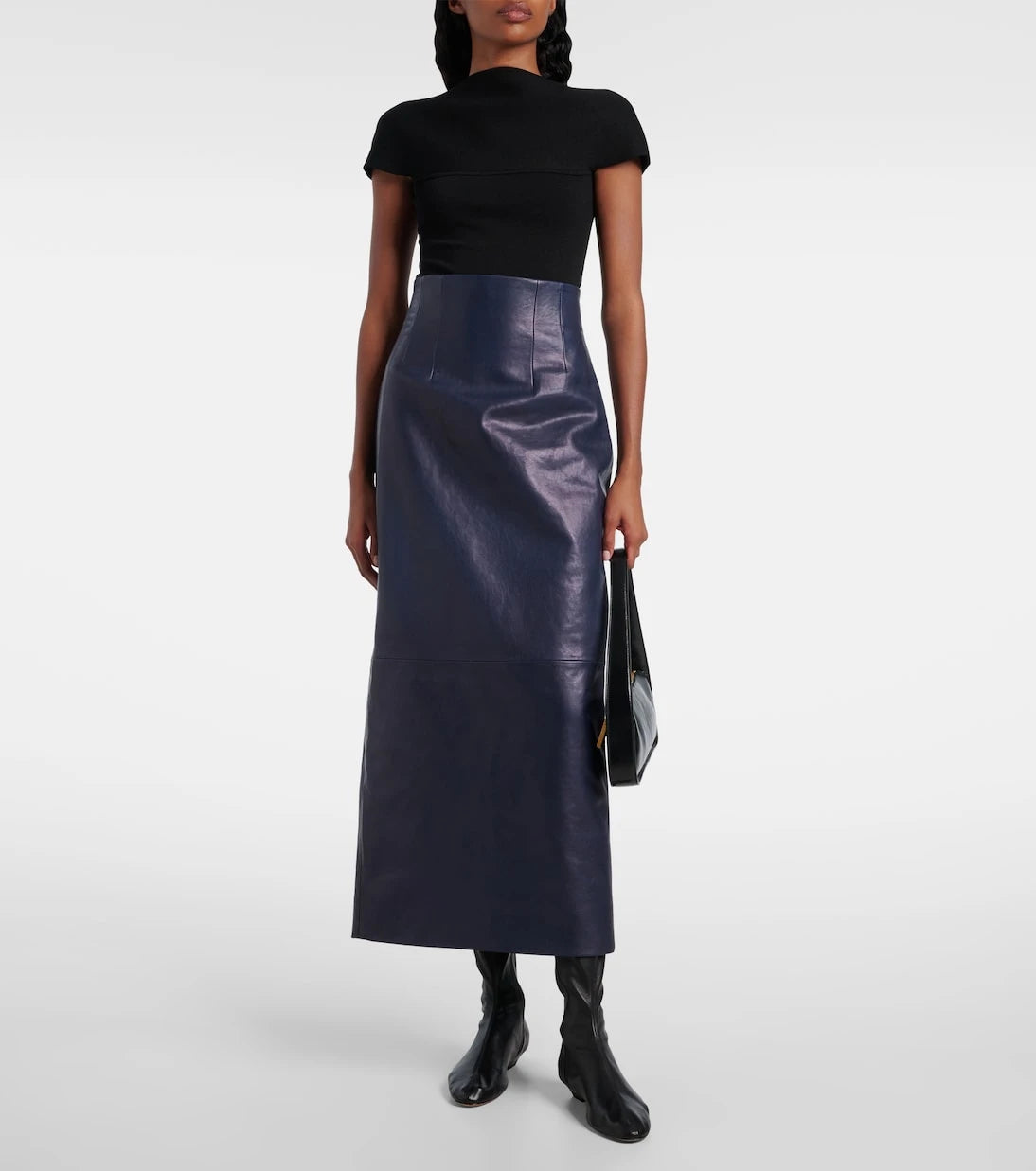 Khaite - Apollo leather over-the-knee boots