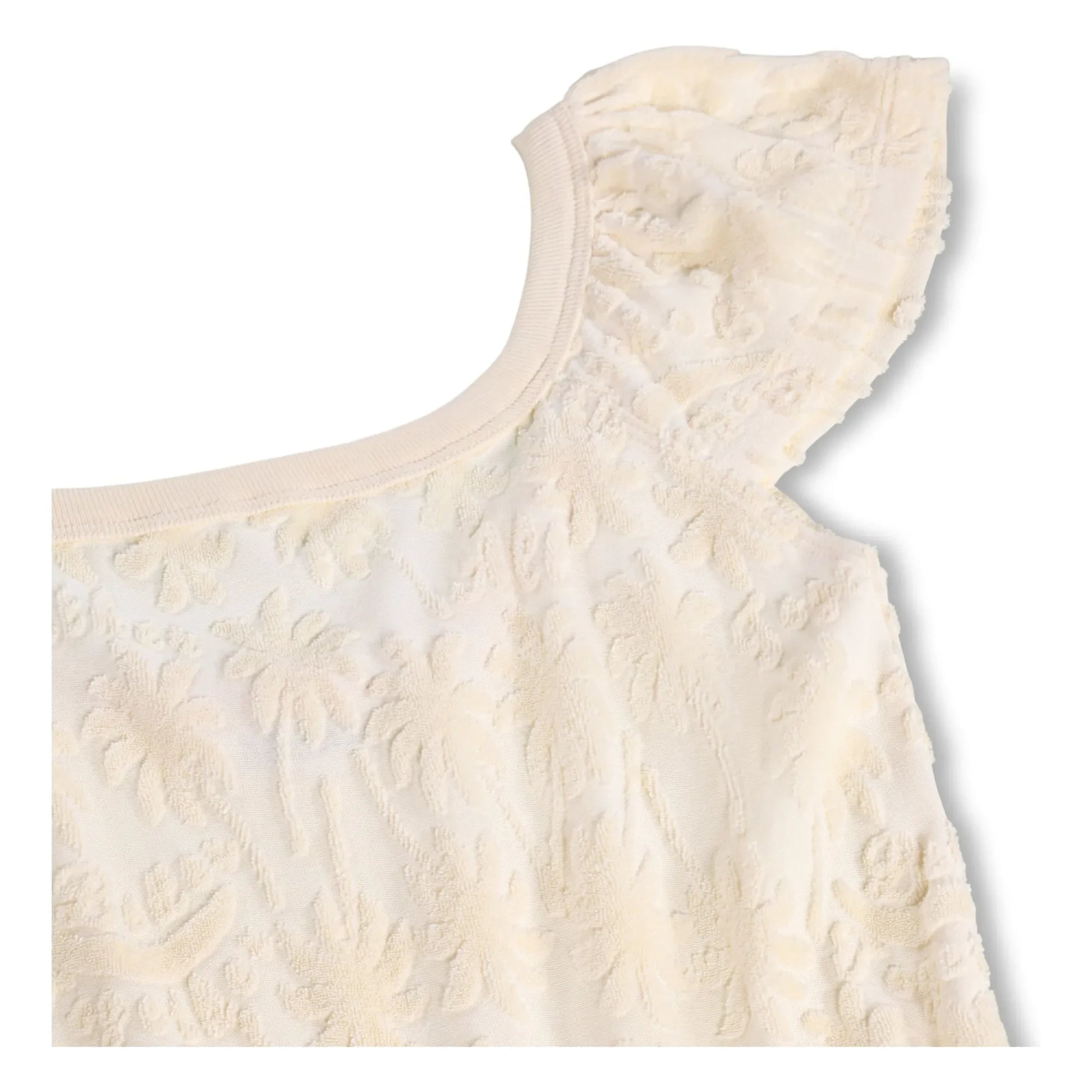 Molo - Eponge Avery Palm Playsuit | Ecru