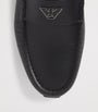 Saffiano Leather Driving Loafers