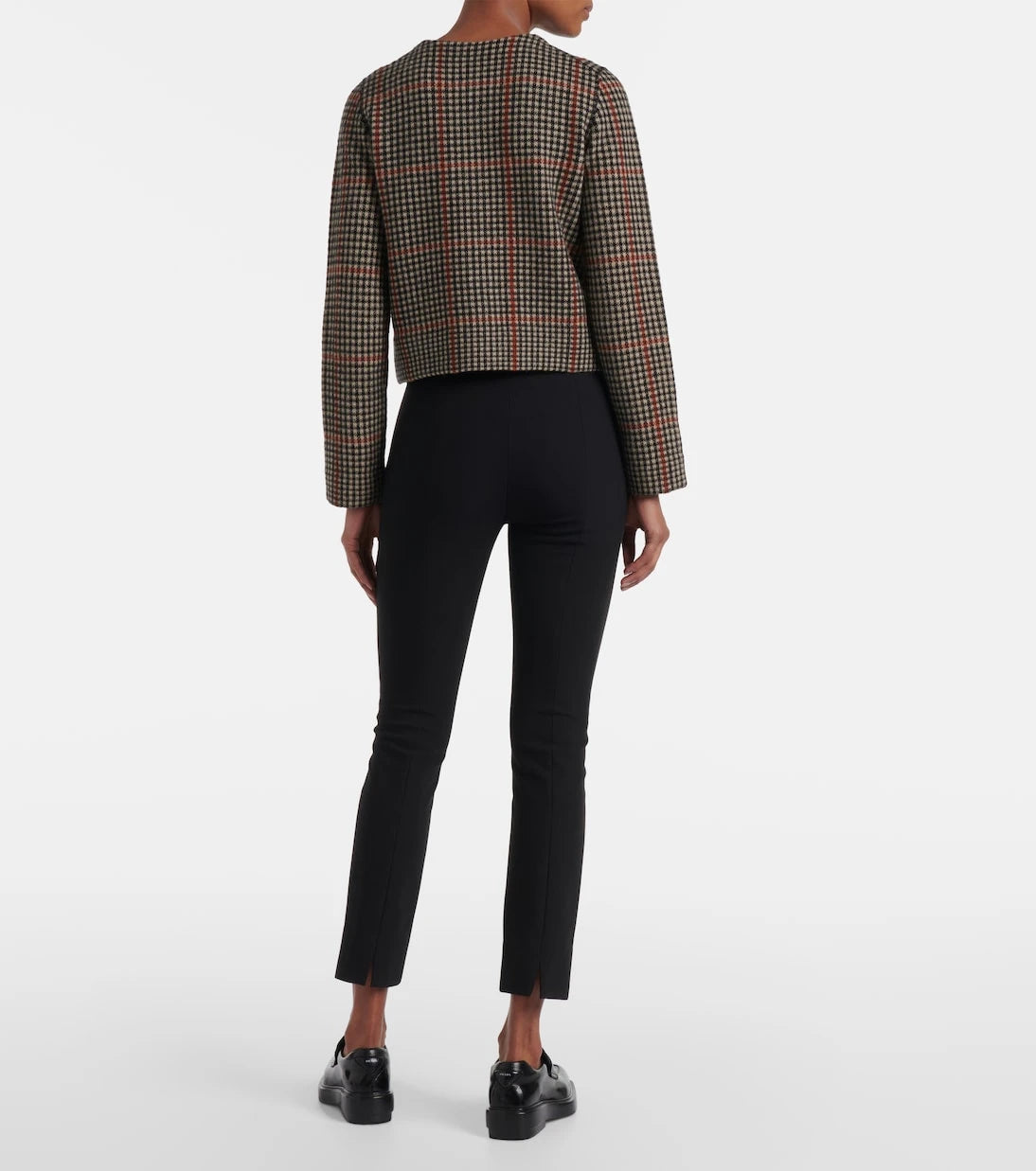 Vince - Checked wool cardigan