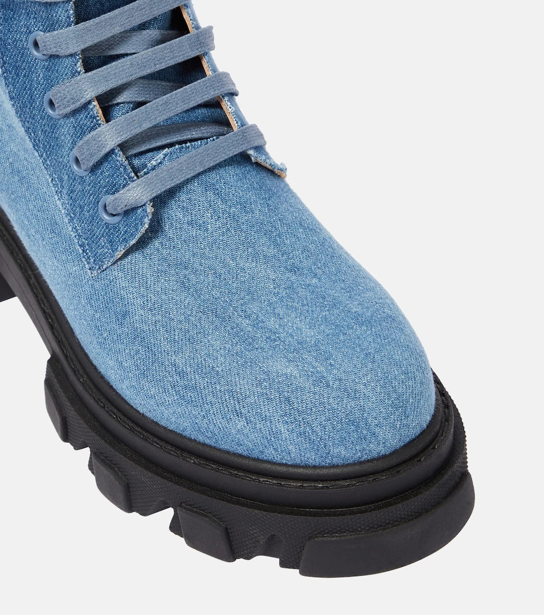 Gia Borghini - Gia 35 denim combat boots
