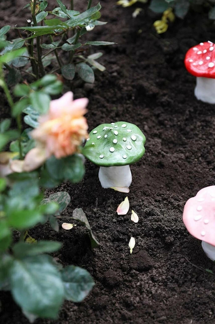Декоративна свещ &k amsterdam Mushroom Dots