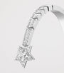 CHANEL White Gold and Diamond Comète Chevron Bracelet