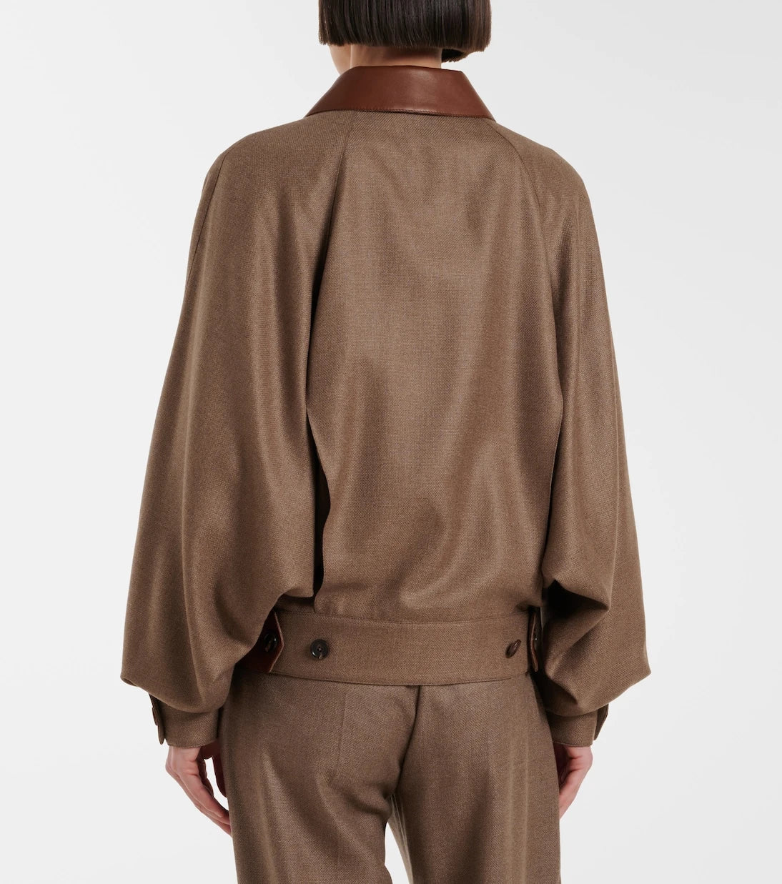 Loro Piana - Kiefer cashmere and silk bomber jacket