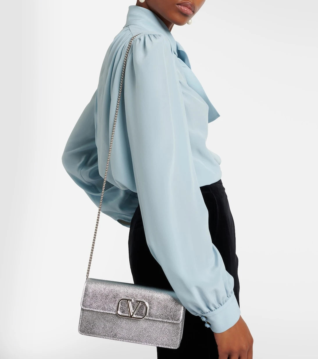 Valentino Garavani - VLogo Mini leather crossbody bag