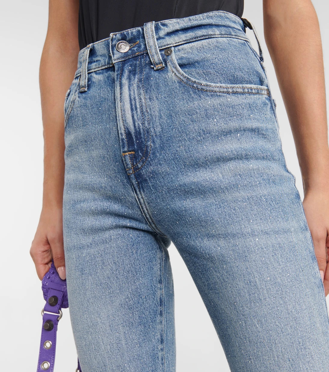 7 For All Mankind - Riley Sneaker Boot cotton jeans