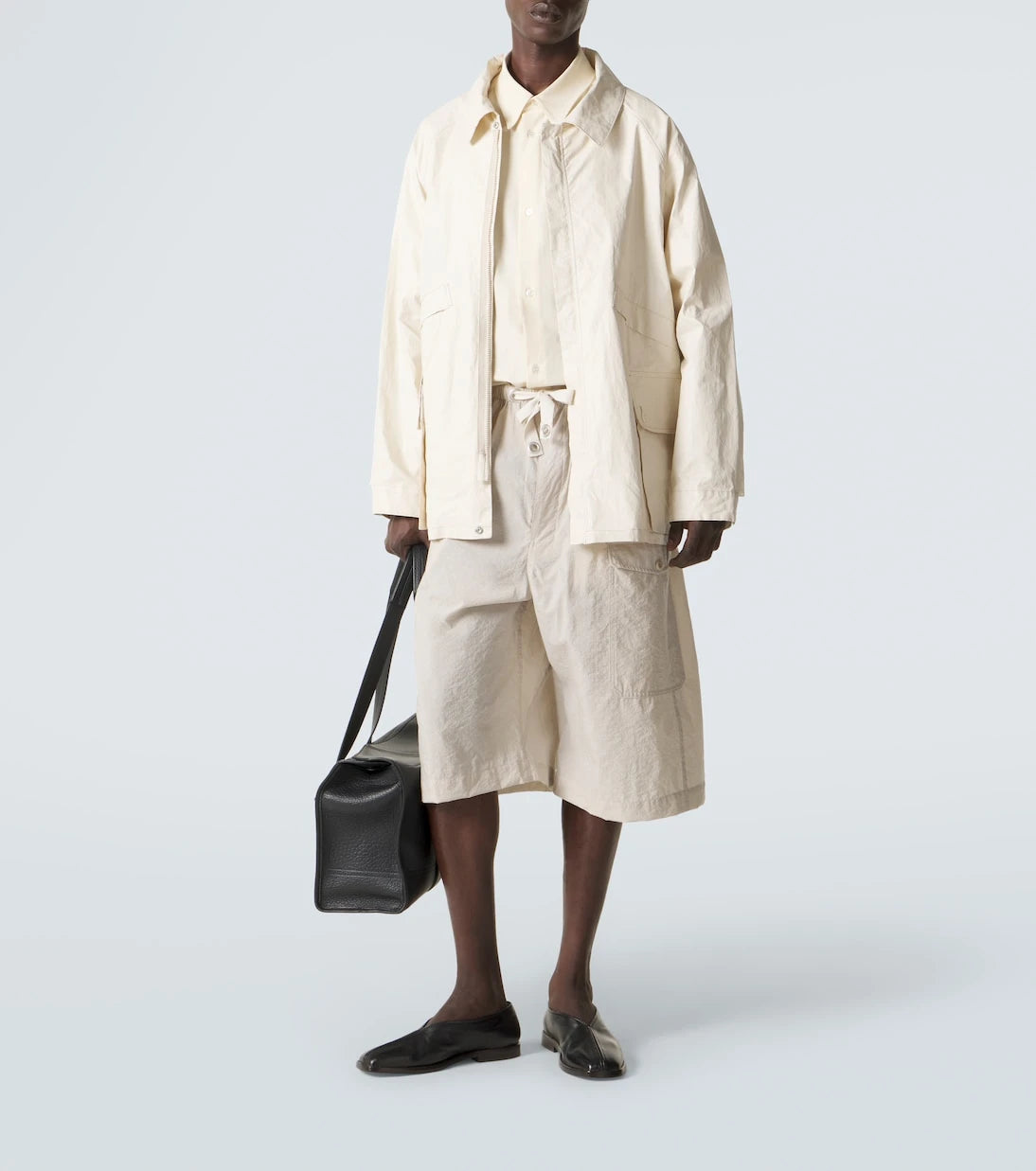 Lemaire - Cotton-blend Bermuda shorts