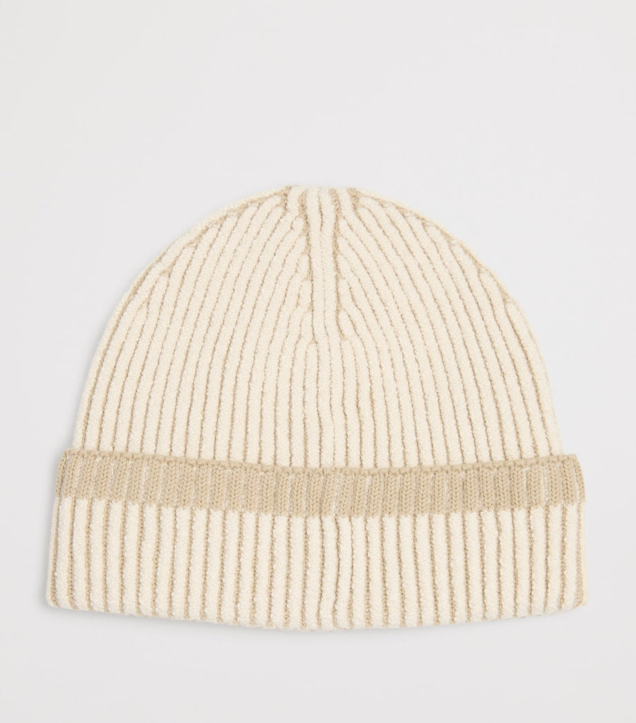 Wool-Blend Compass Beanie