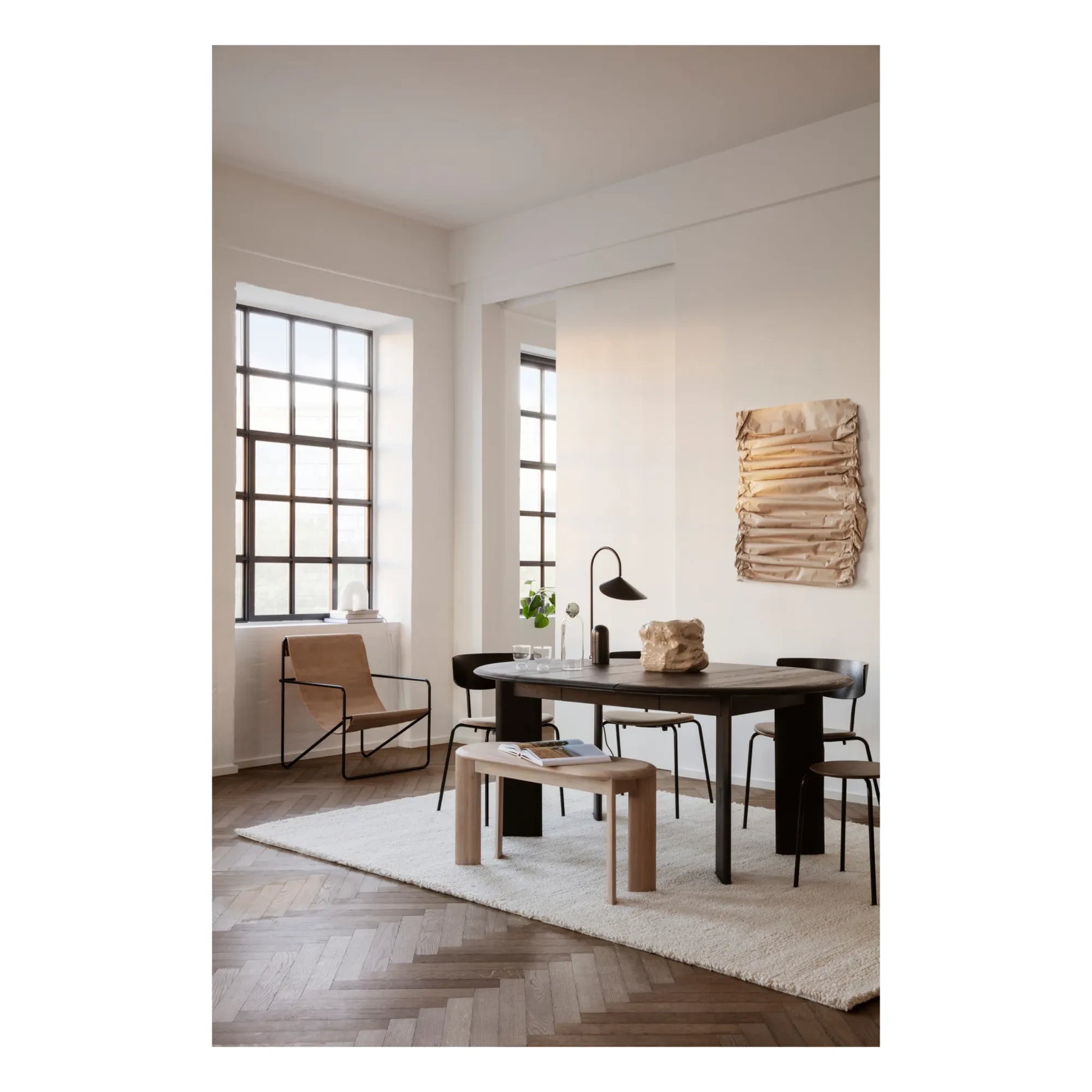 Ferm Living - Bevel Bench | White