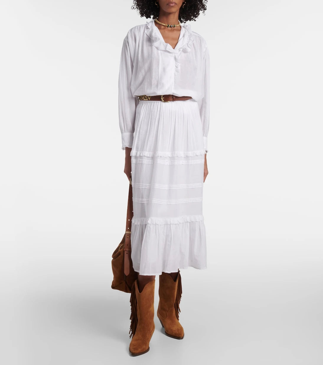 Marant Etoile - Etoile cotton-blend pajama shirt