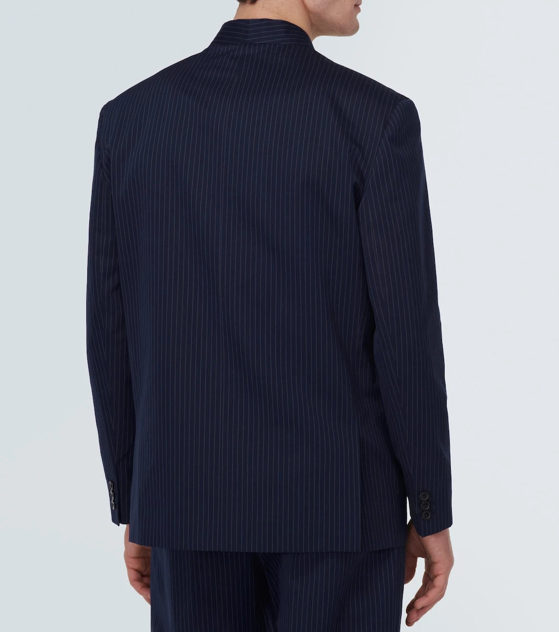 Kenzo - Pinstripe cotton and linen jacket