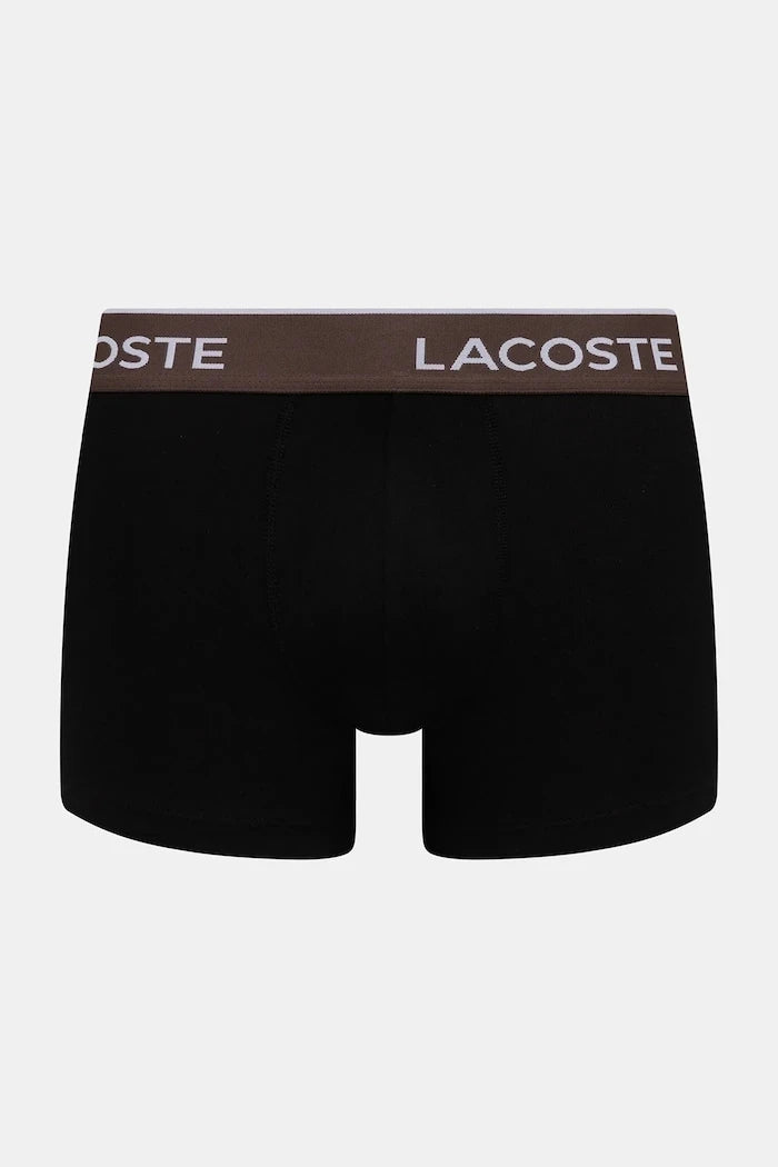 Lacoste erkek pamuklu elastan dar kesim boxer 3'lü