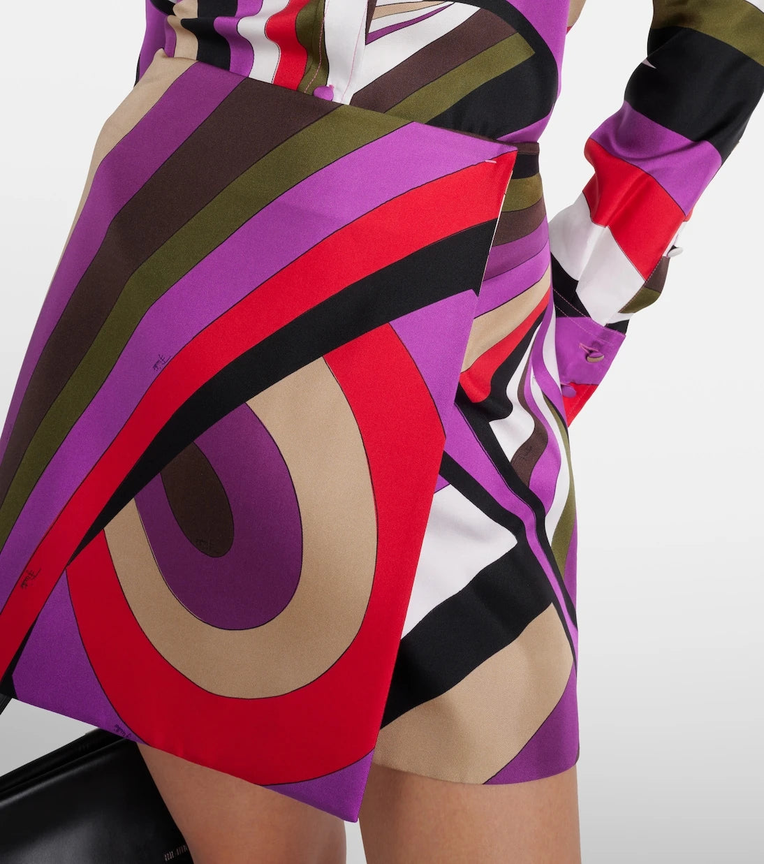 Pucci - Iride silk miniskirt