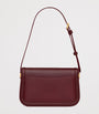 Saint Laurent Burgundy Mini Leather Solferino Satchel