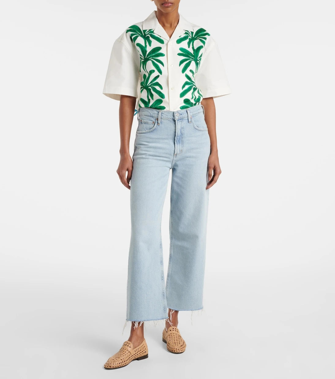 Agolde - Ren high-rise wide-leg jeans