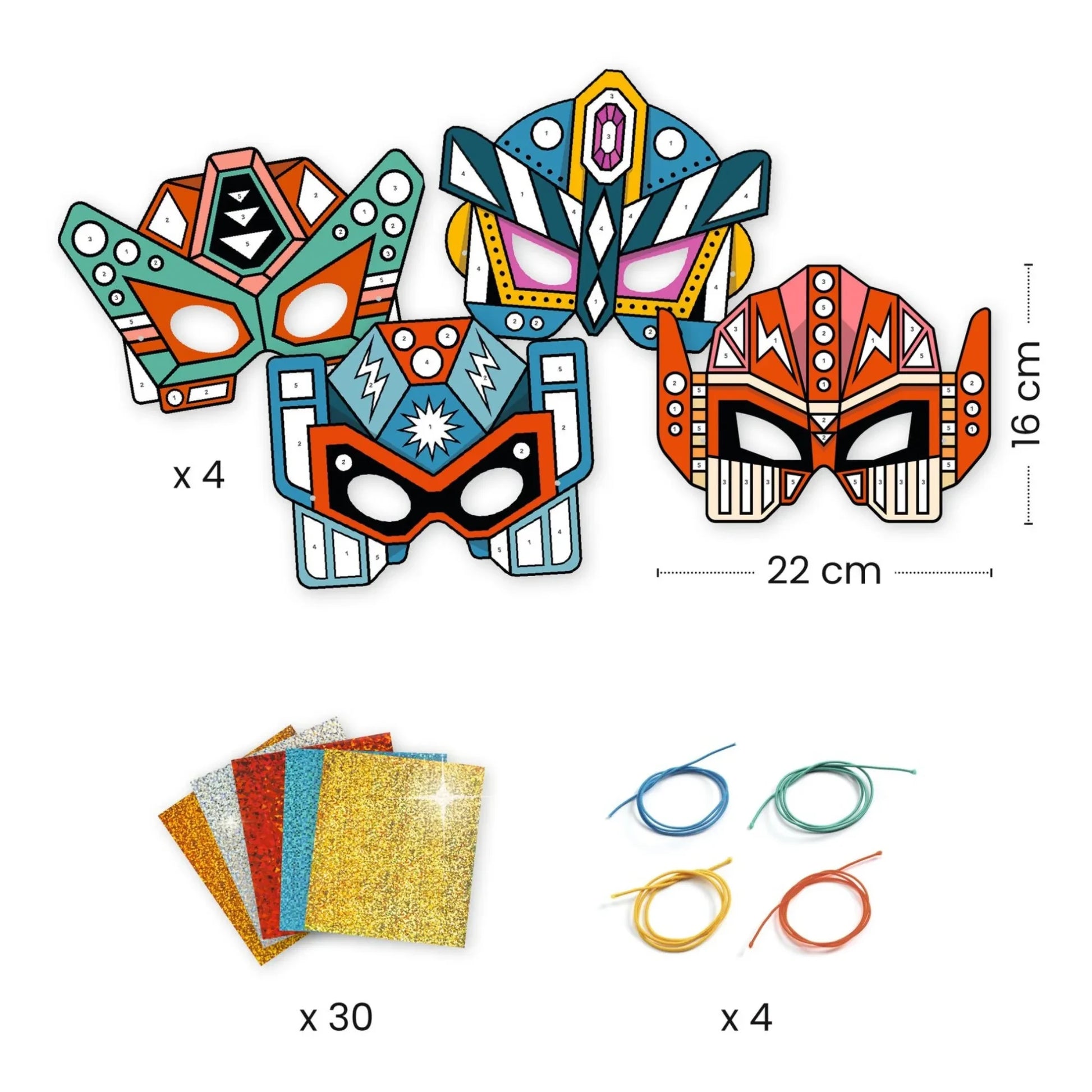 Djeco - DIY - Robots Mosaics & Stickers