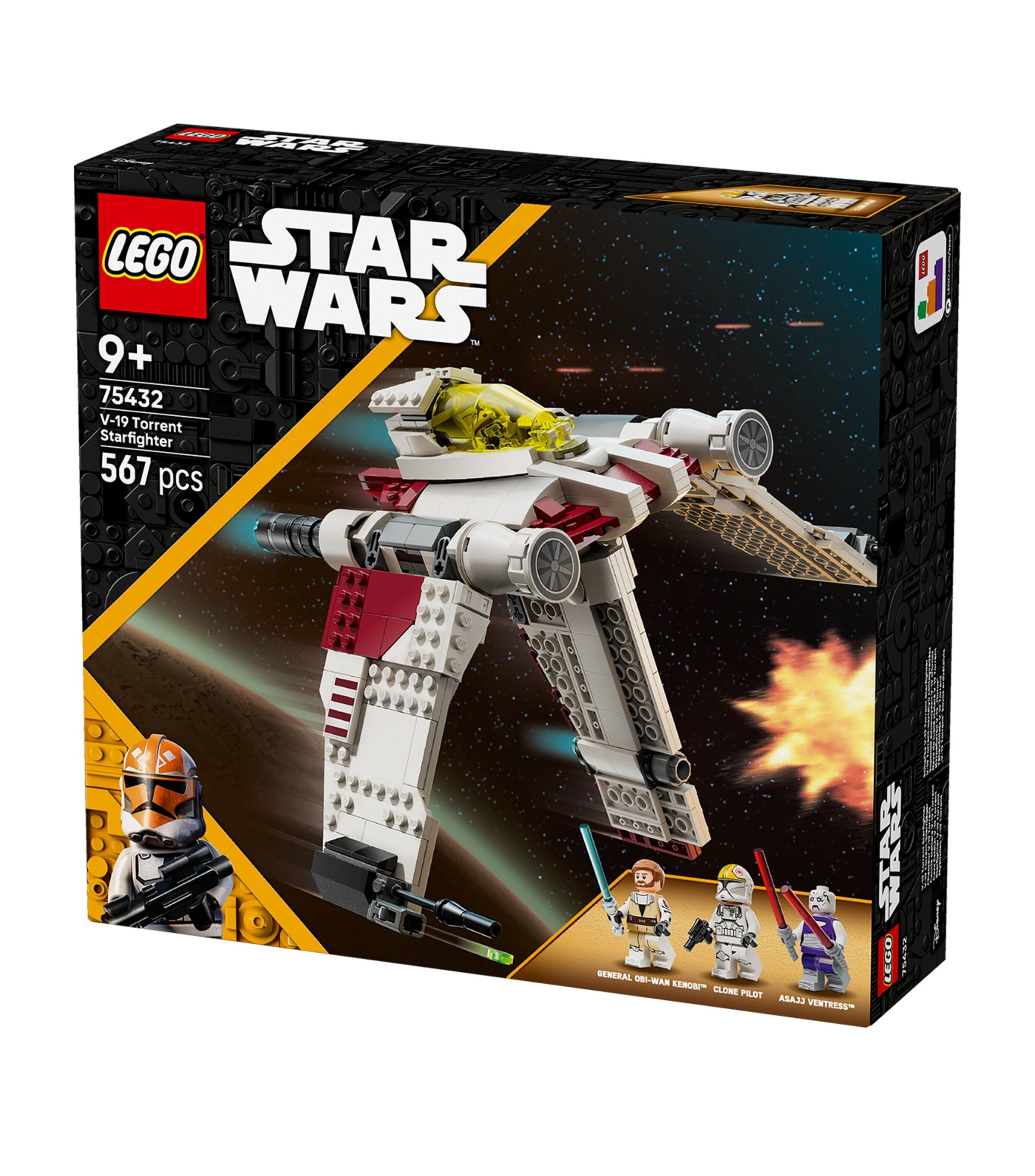 Star Wars V-19 Torrent Starfighter 75432