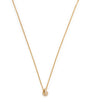 Yellow Gold and Pavé Diamond Legacy Knot Necklace