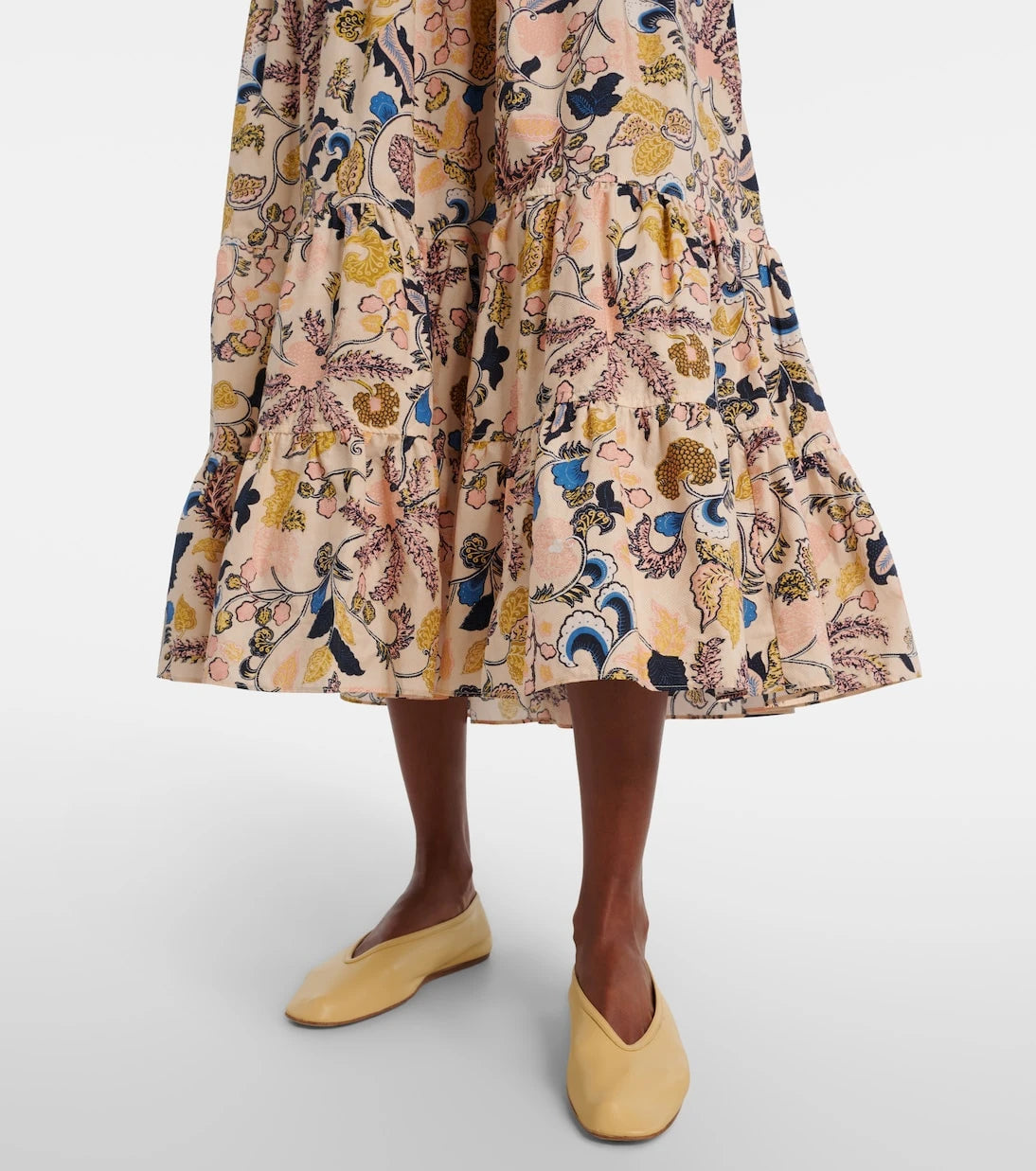 Ulla Johnson - Paloma printed cotton poplin midi dress