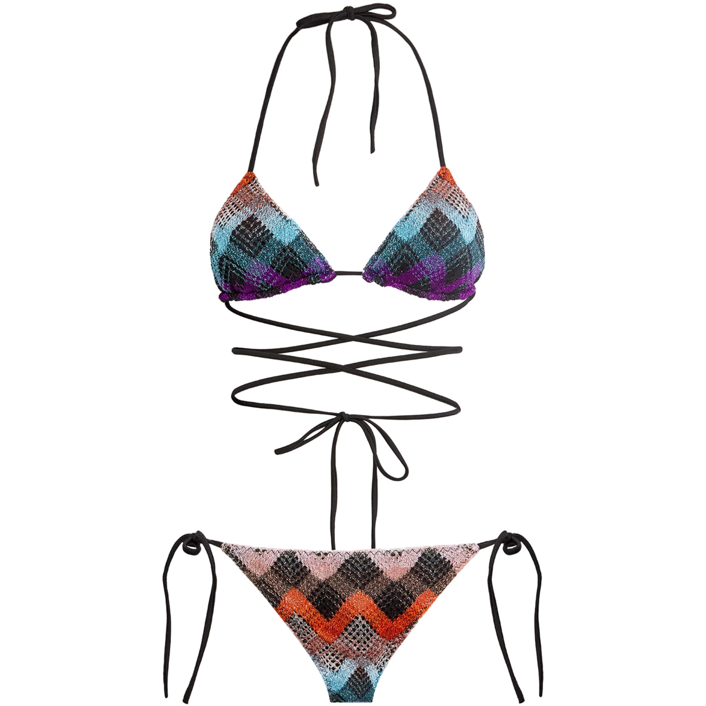 Multi Zigzag Triangle Bikini