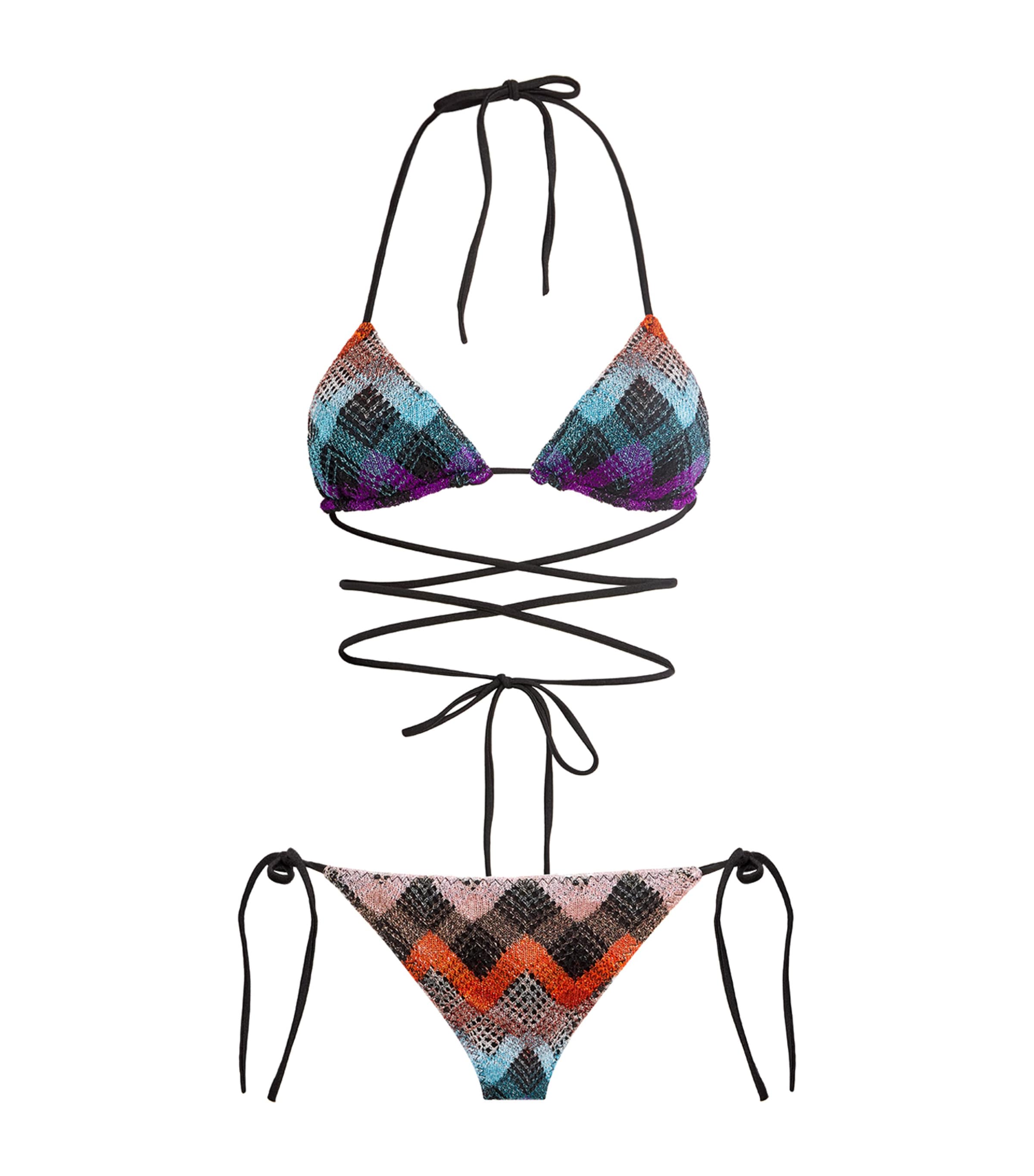 Multi Zigzag Triangle Bikini