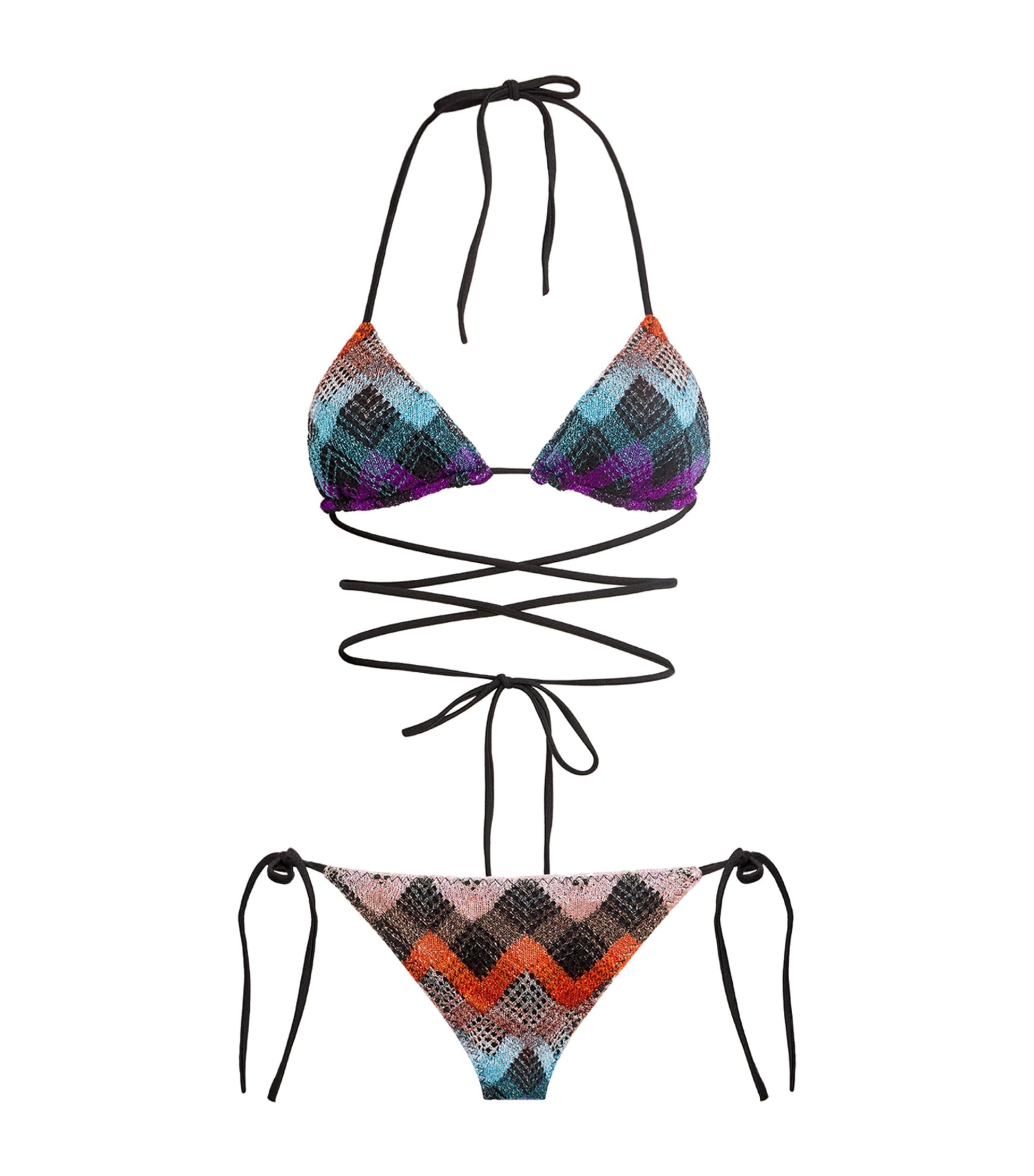 Multi Zigzag Triangle Bikini