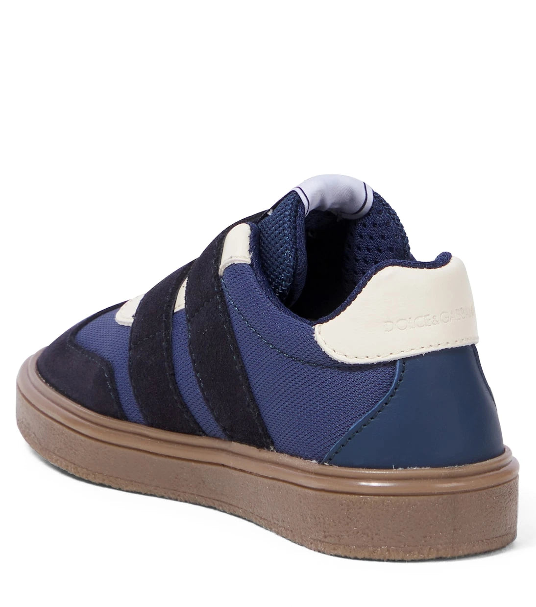 Dolce&Gabbana Kids - DG suede-trimmed sneakers