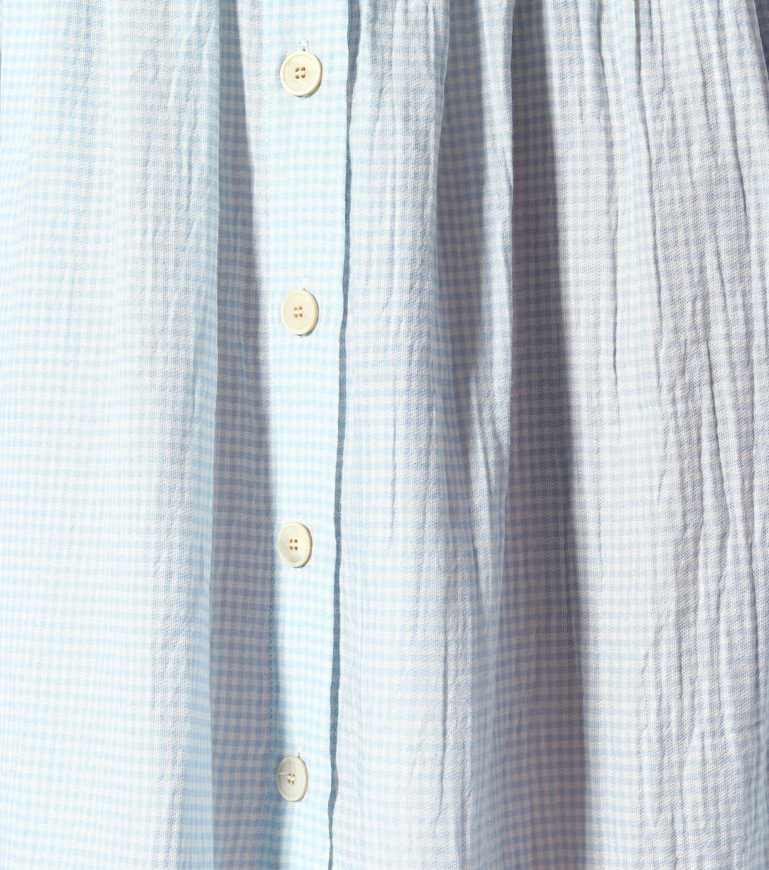 Brock Collection - Olivo gingham cotton midi skirt