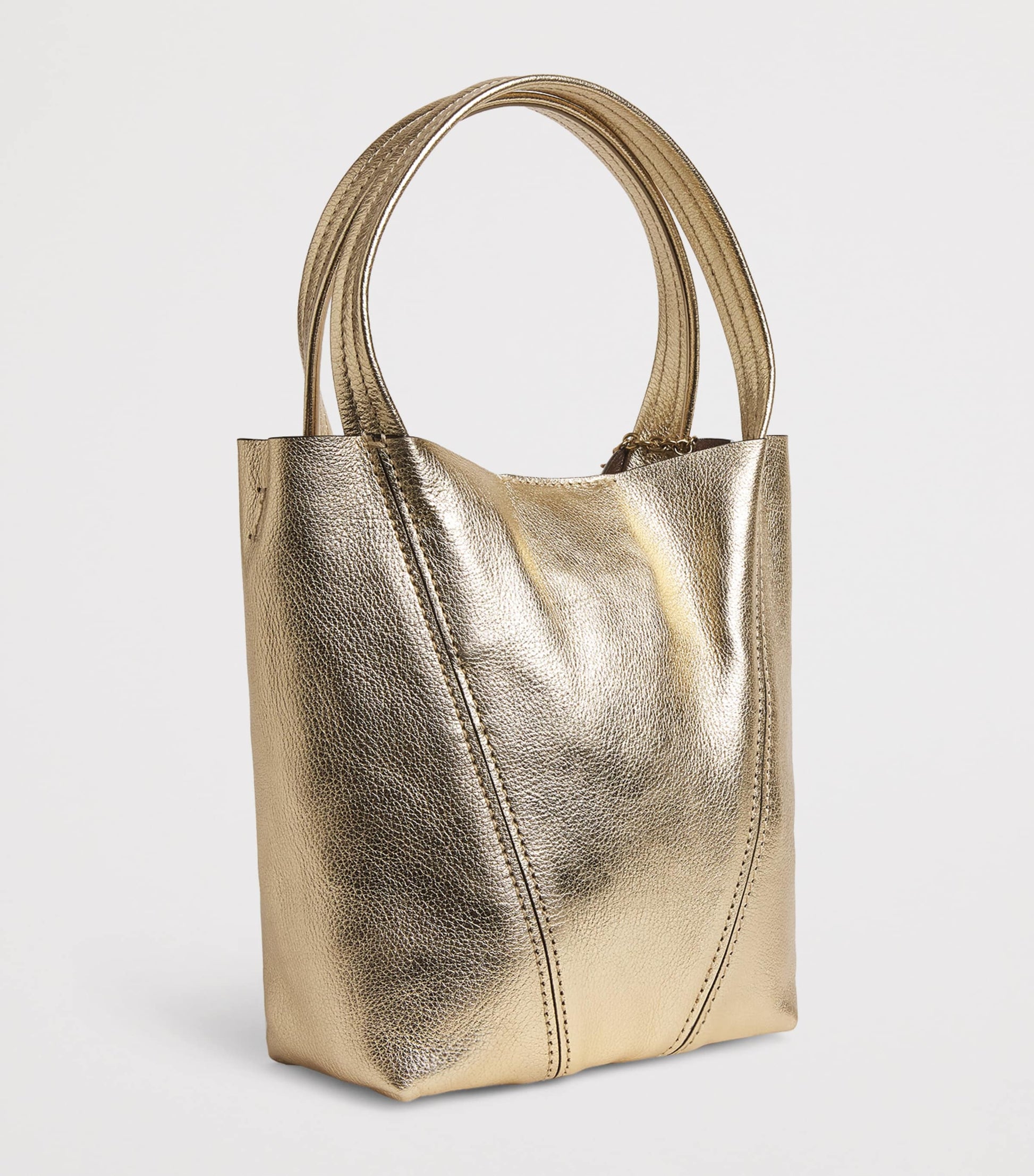 Chloé Small Leather Spin Tote Bag