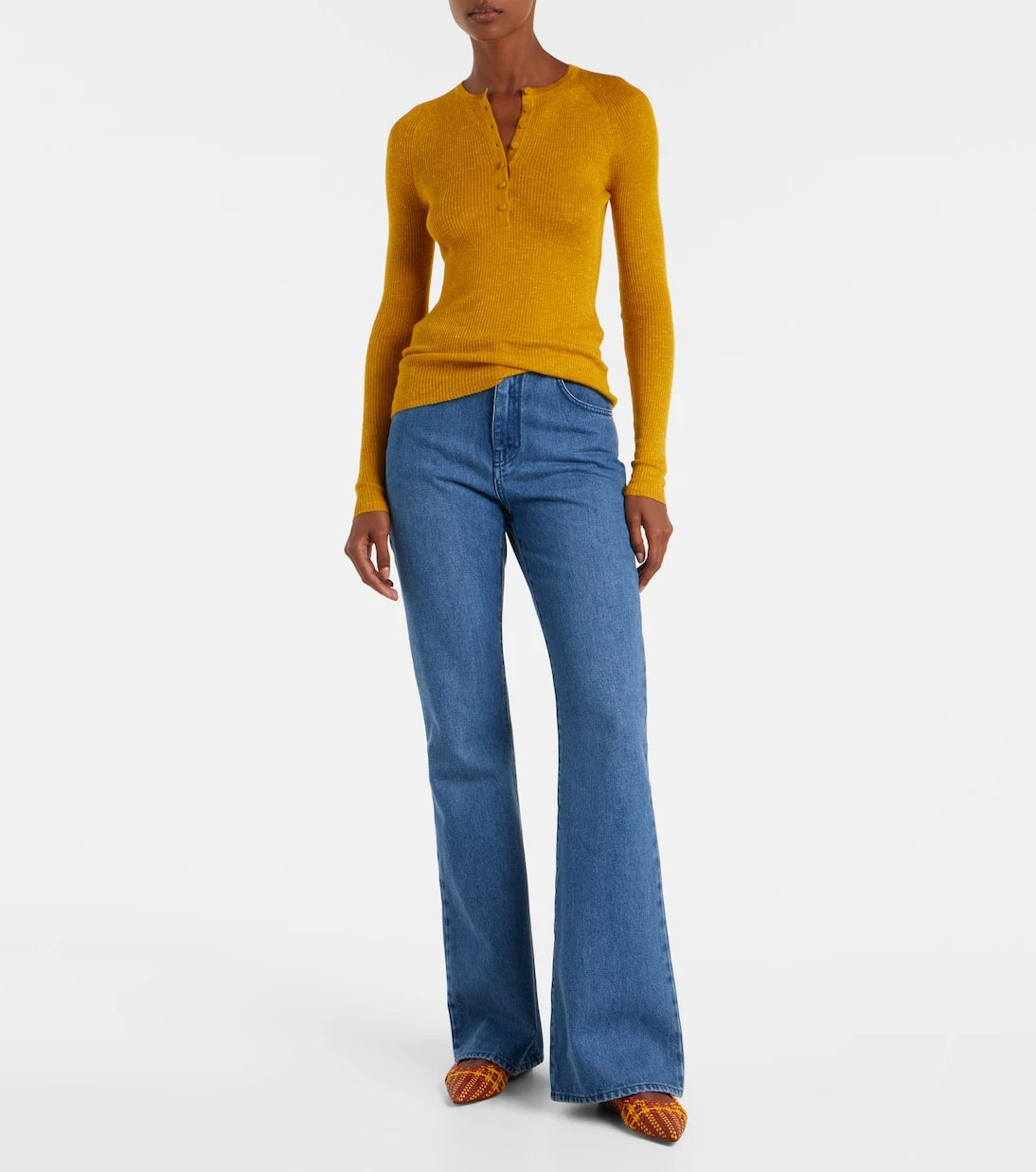 Gabriela Hearst - Aurora woven leather ballet flats