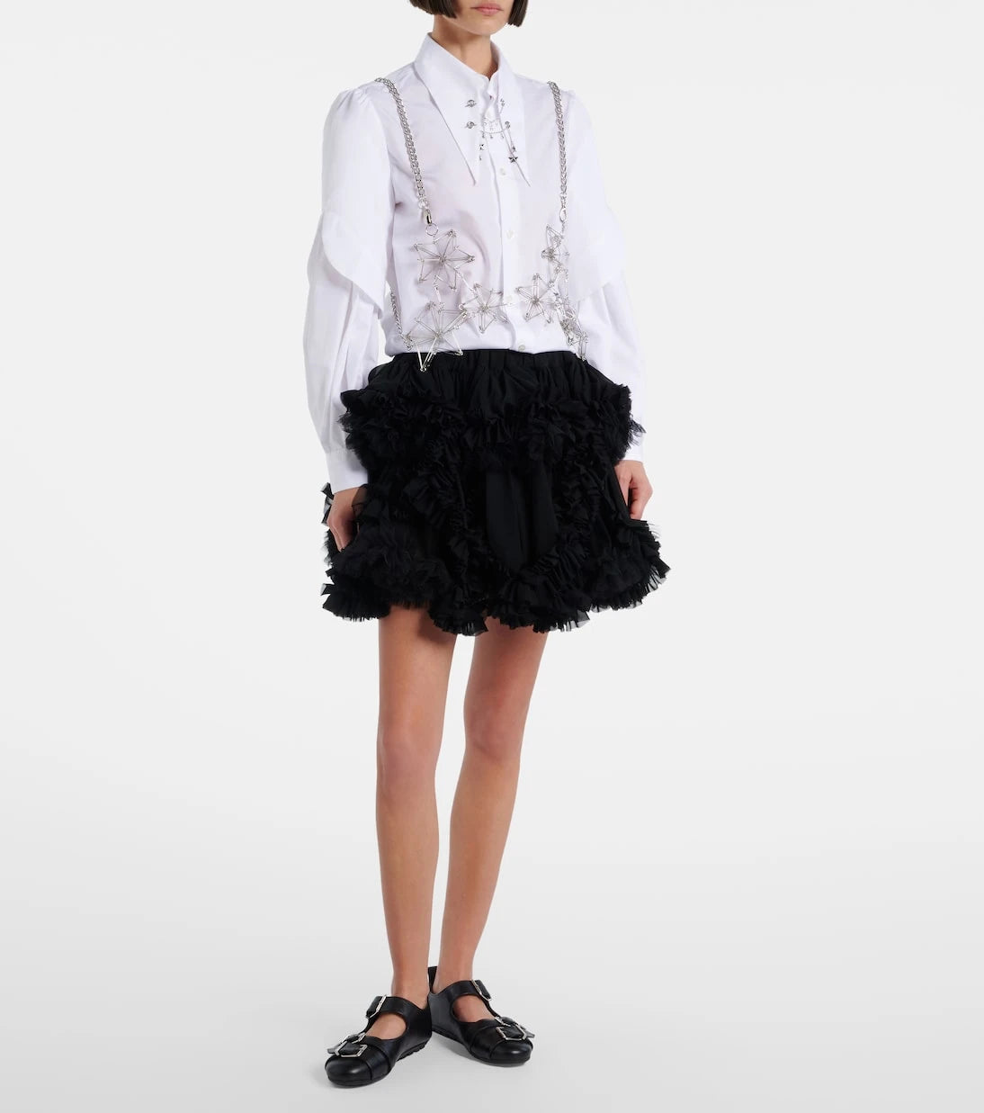 Noir Kei Ninomiya - Chain-detail top
