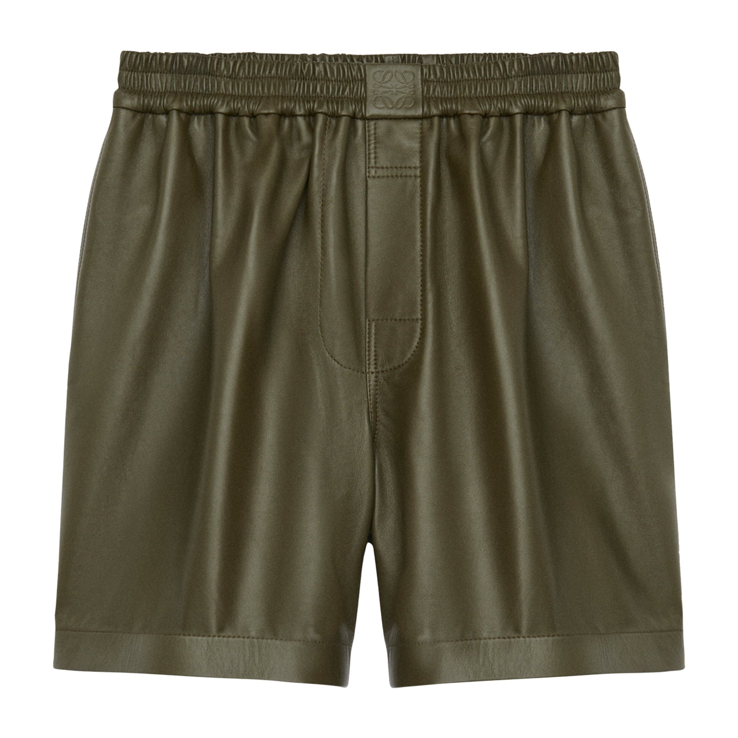 LOEWE Leather Shorts