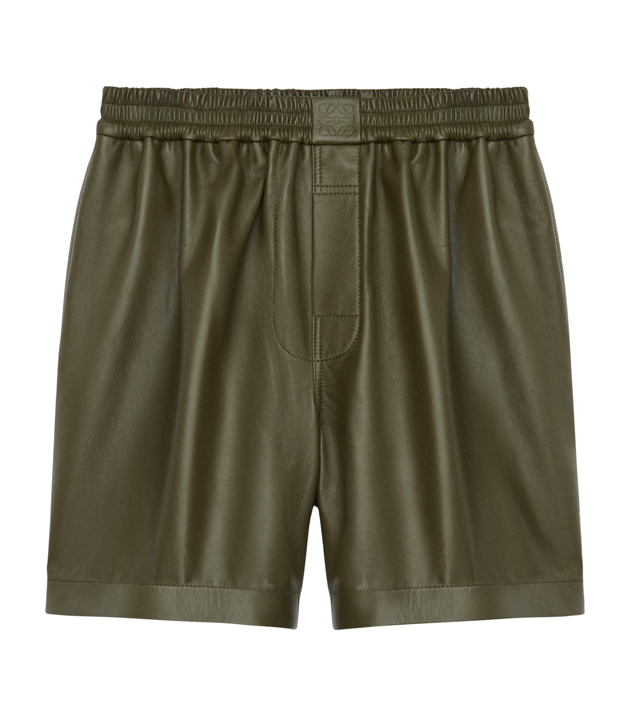 LOEWE Leather Shorts