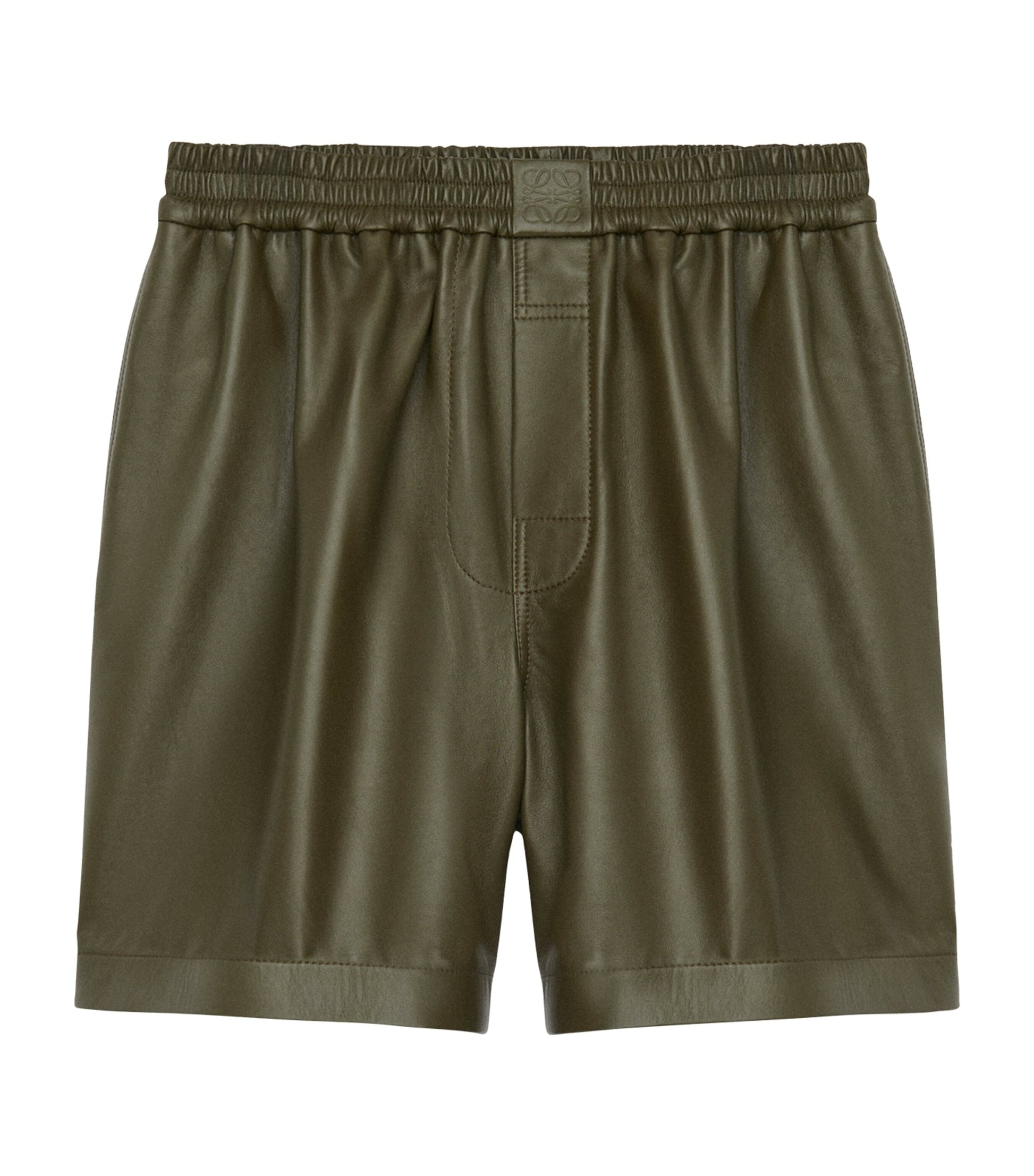LOEWE Leather Shorts