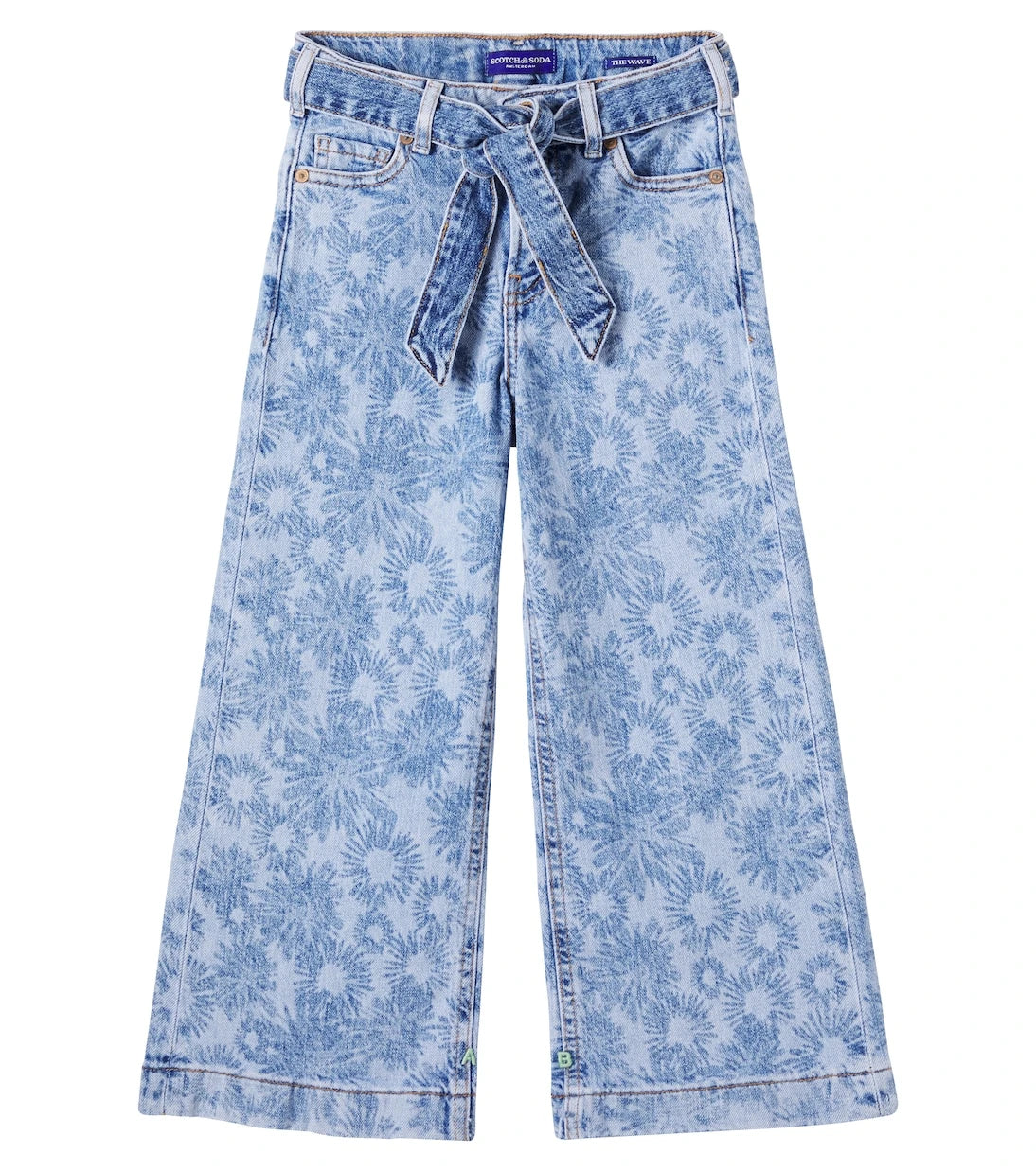Scotch & Soda Kids - The Wave floral belted jeans