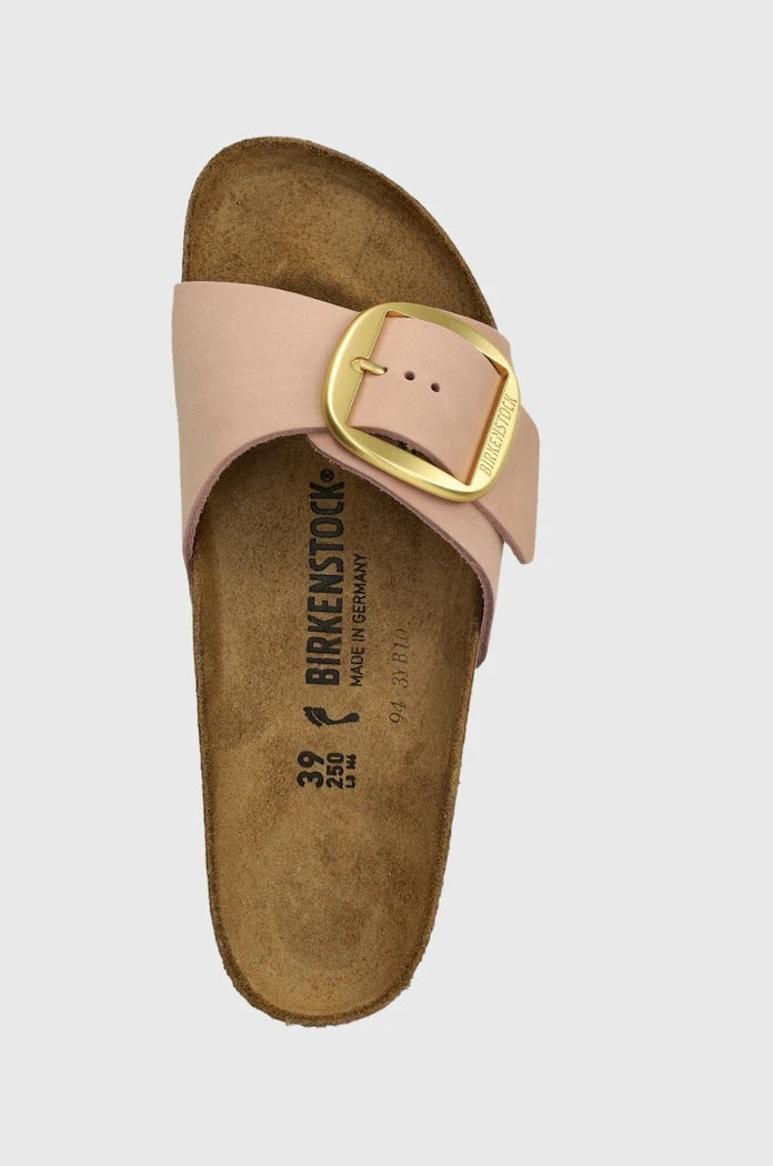 Чехли от набук Birkenstock Madrid Big Buckle