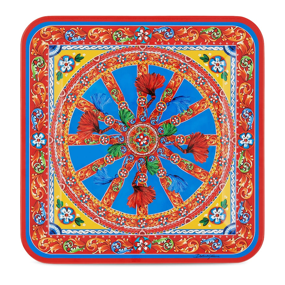 Wooden Carretto Tray UC072 MULTICOLOR CAR