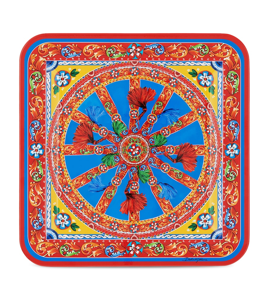 Wooden Carretto Tray UC072 MULTICOLOR CAR