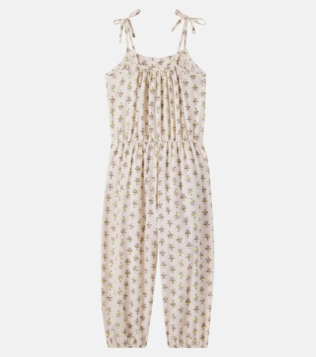 Cozmo - Sunny floral cotton overalls