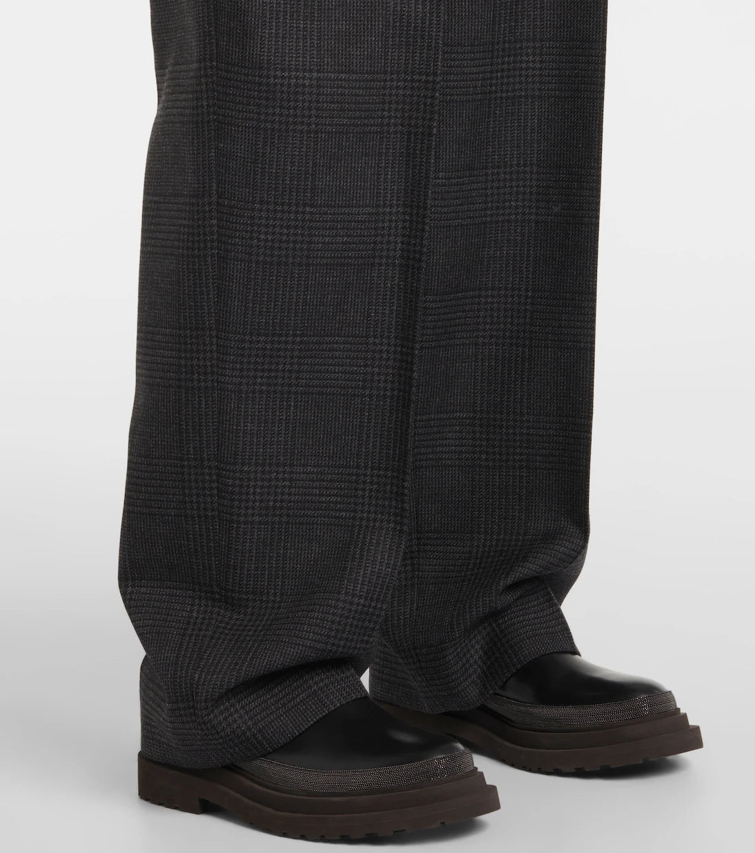 Brunello Cucinelli - High-rise wool wide-leg pants