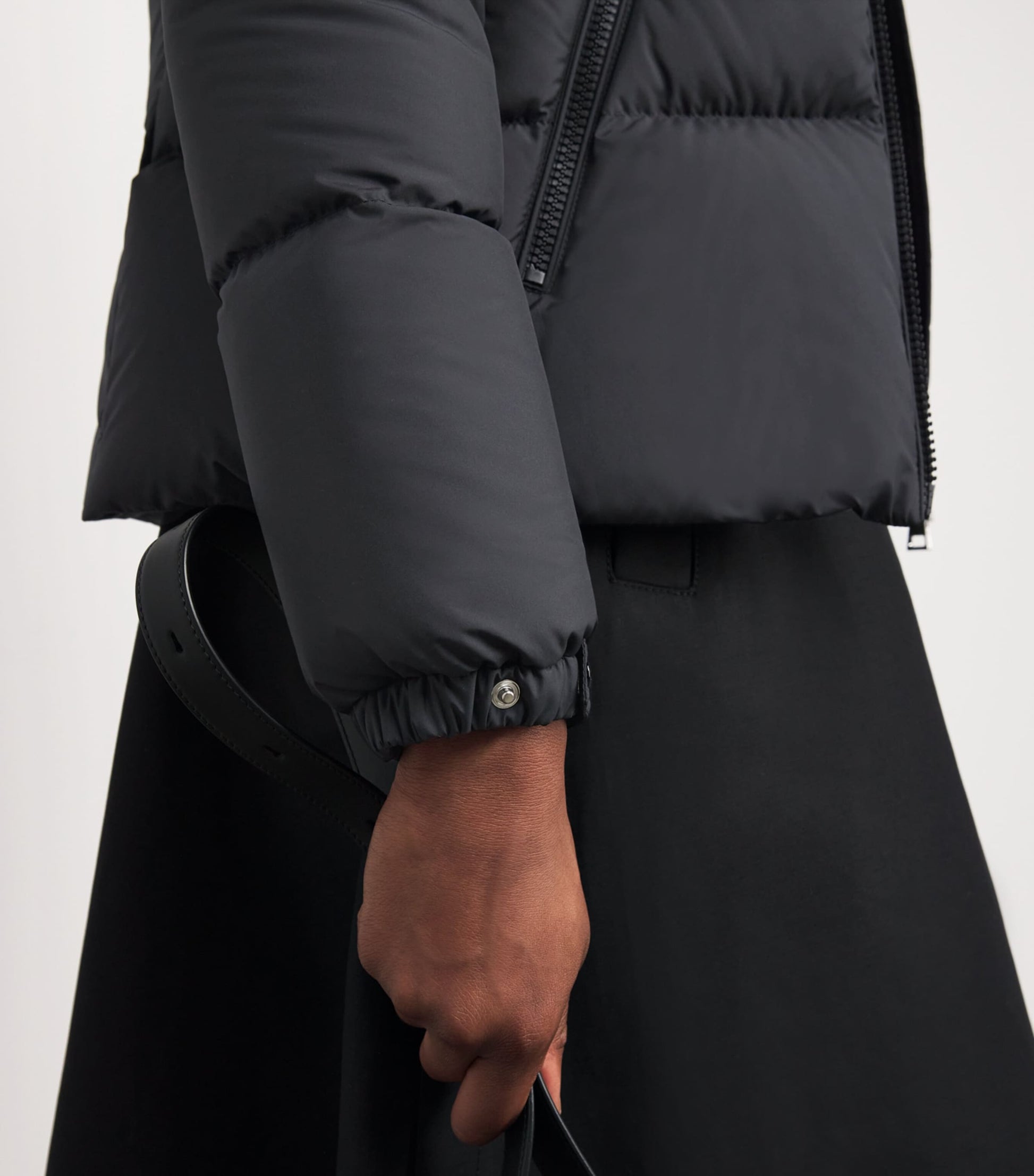 Moncler Black Down Water-Resistant Fourmines Jacket