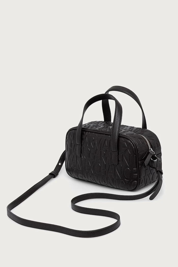 Armani Exchange kadın suni deri baguette çanta
