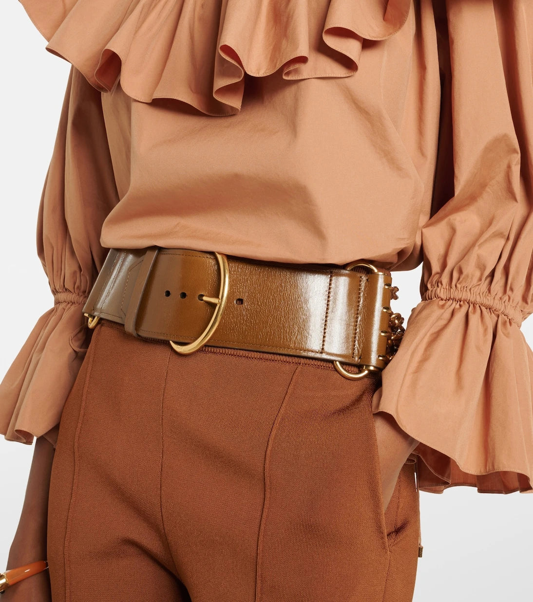 Chloé - Chloé Camera Chain leather belt