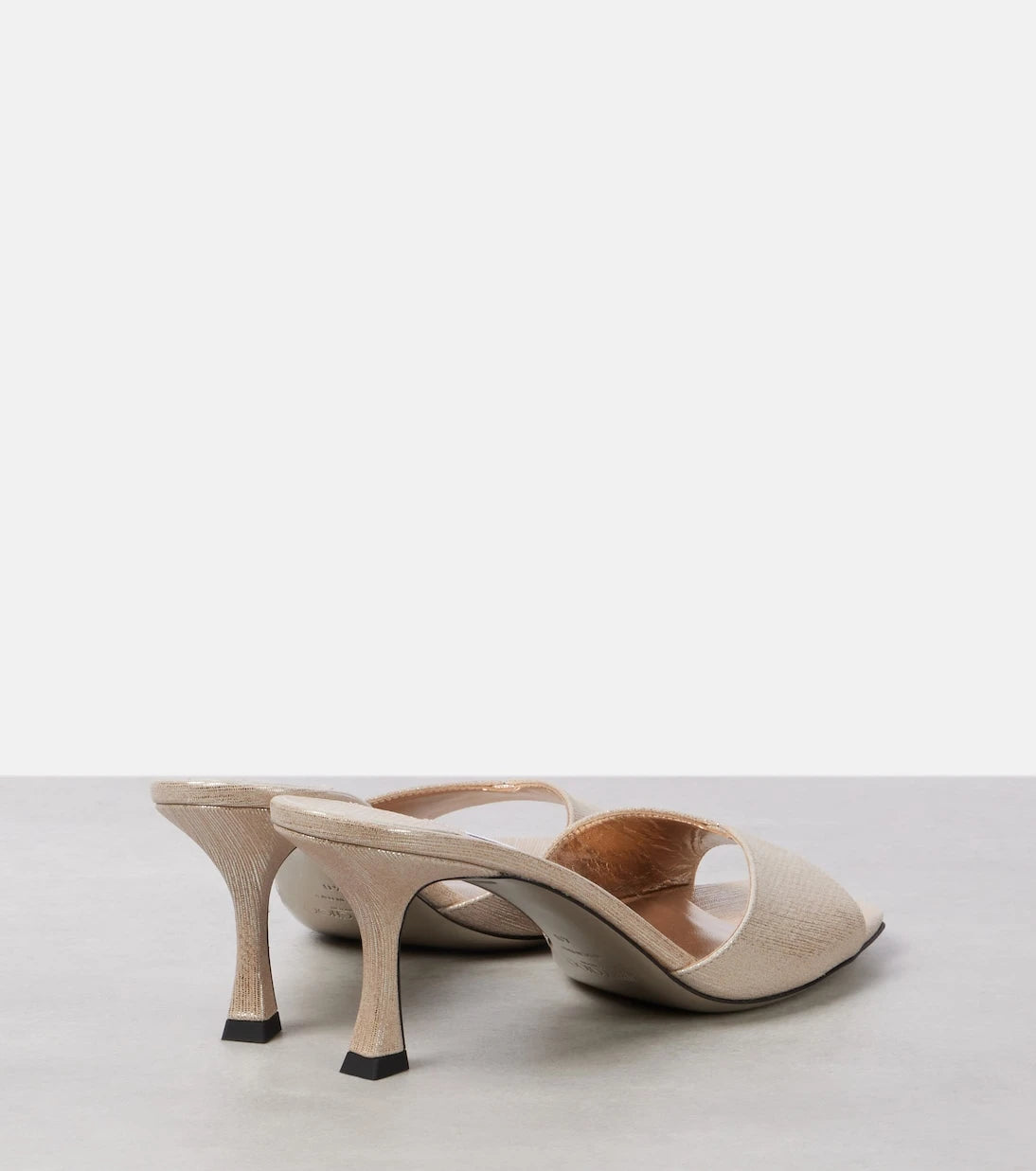 Jimmy Choo - Skye 70 metallic leather mules