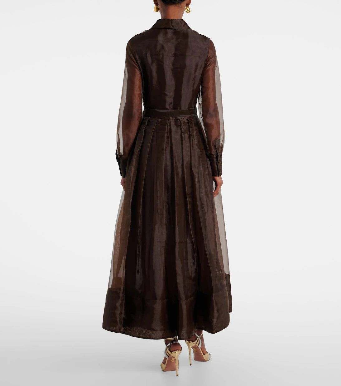 Simkhai - Montgomery organza shirt dress