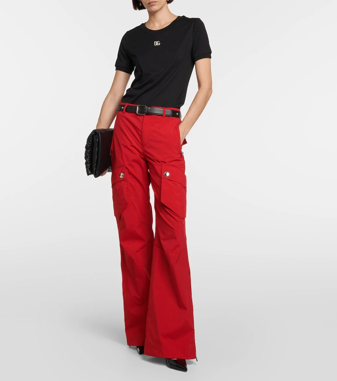 Dolce&Gabbana - Embellished cotton jersey T-shirt
