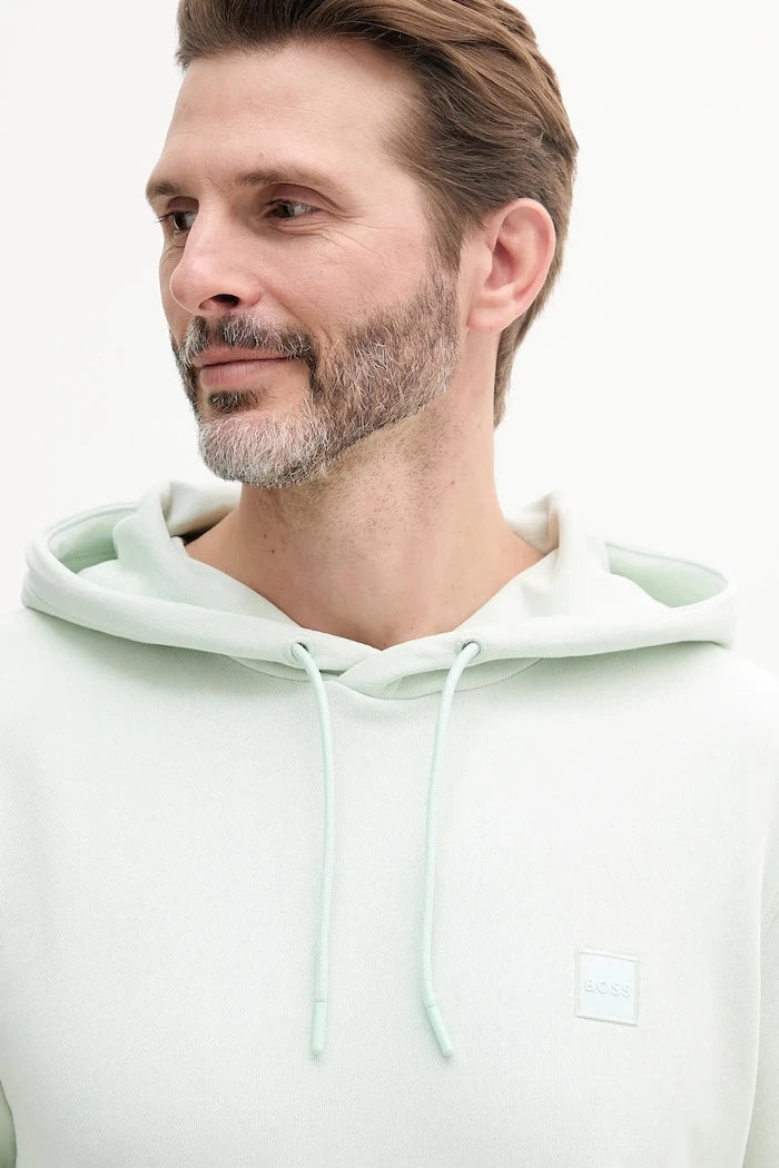 BOSS Orange Kapüşonlu Erkek Pamuklu Sweatshirt Wetalk