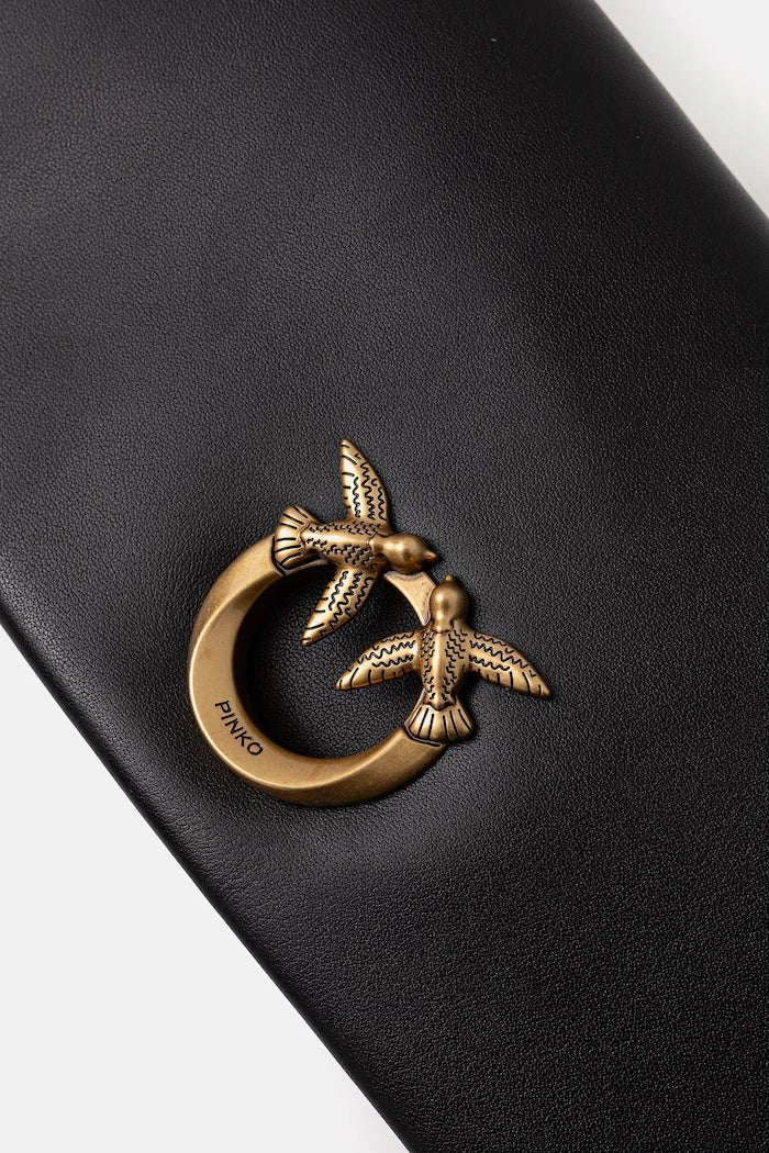 Pinko kadın deri crossbody çanta