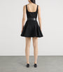 Givenchy Black Fluted Mini Dress